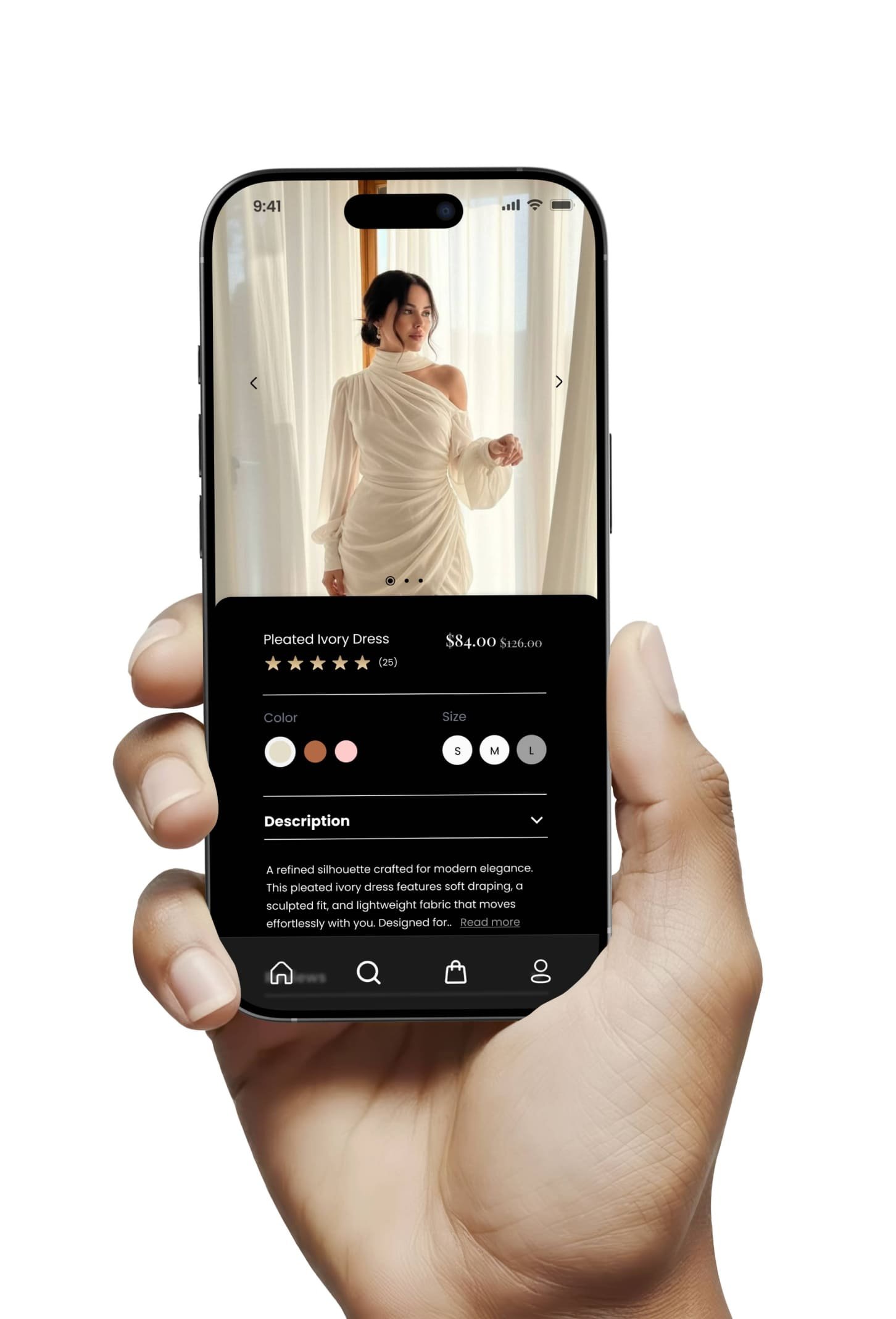Noirelle expanded fashion e-commerce app presentation